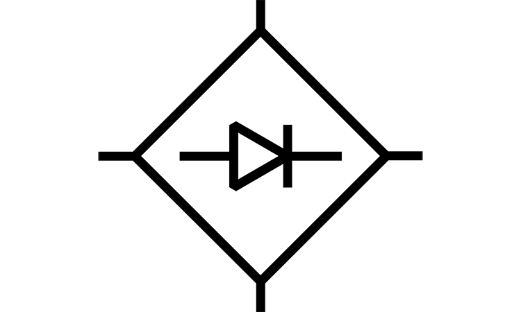 What is line-commutated single-phase bridge rectifier