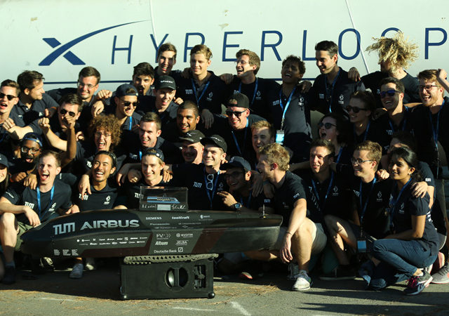 WARR Hyperloop team wins pod competition with Panasonic on board