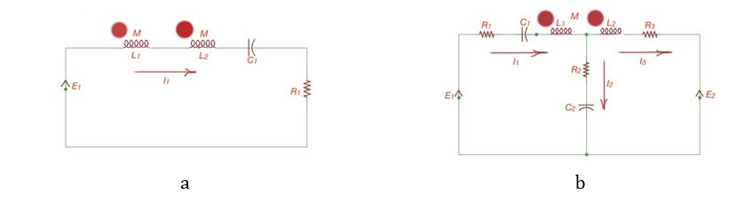  The series and parallel connection of coils in a network.