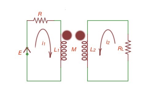 A simple circuit with a tranformer.