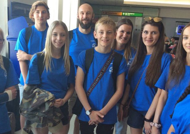 Students and teachers from the UK attend Space Camp in US