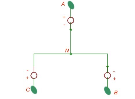 Figure 1. Schematic depiction of a three-terminal.