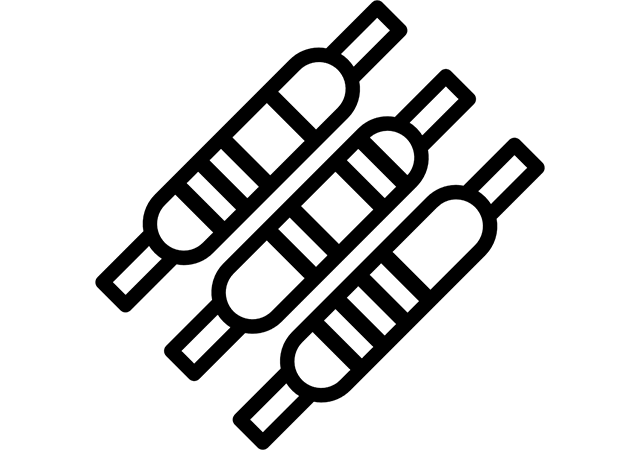 Resistors in parallel. Current divider circuit and equation