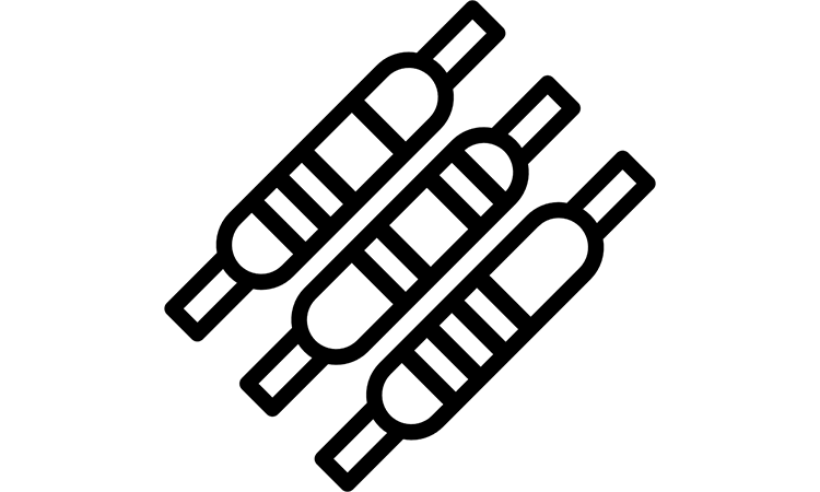 Resistors in parallel. Current divider