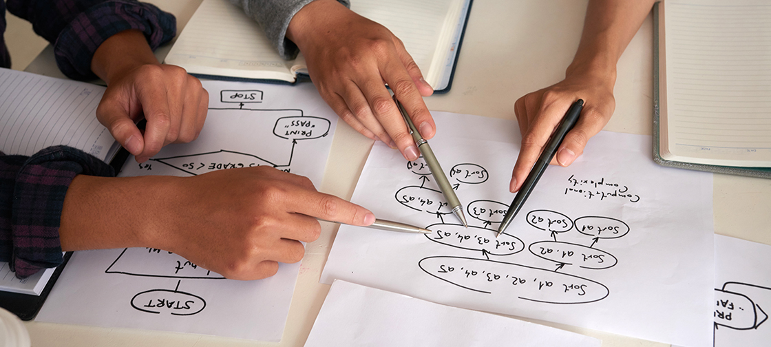 Algorithm for speeding up the planning processes in robots