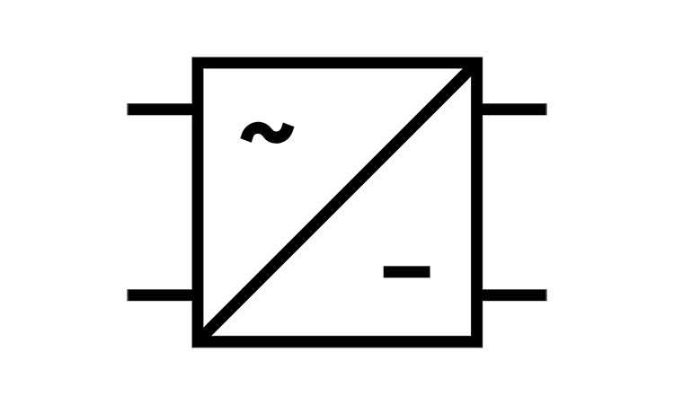 What is line-commutated single-phase half-wave rectifier