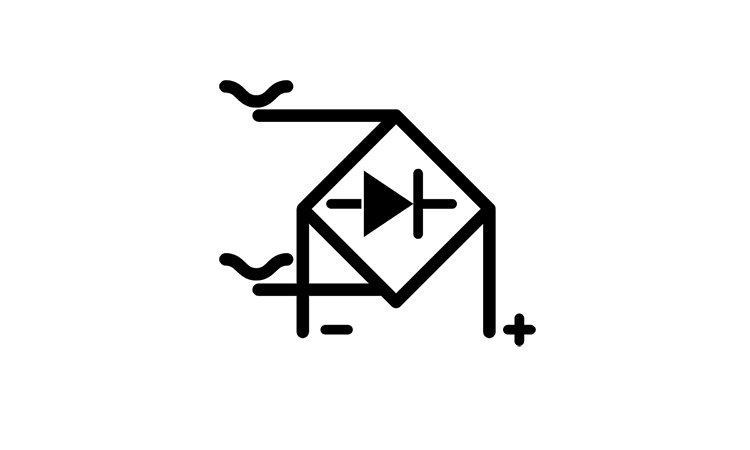 What is line-commutated three-phase rectifier?