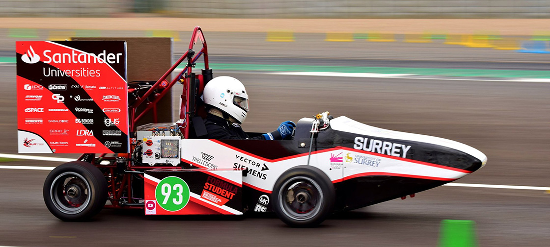 Formula Student team relies on igus cables for its triumphant all-electric car