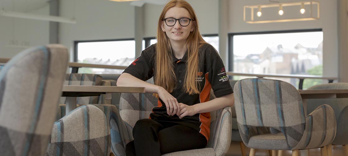 Girl Power: Cameryn accelerates towards dream engineering career