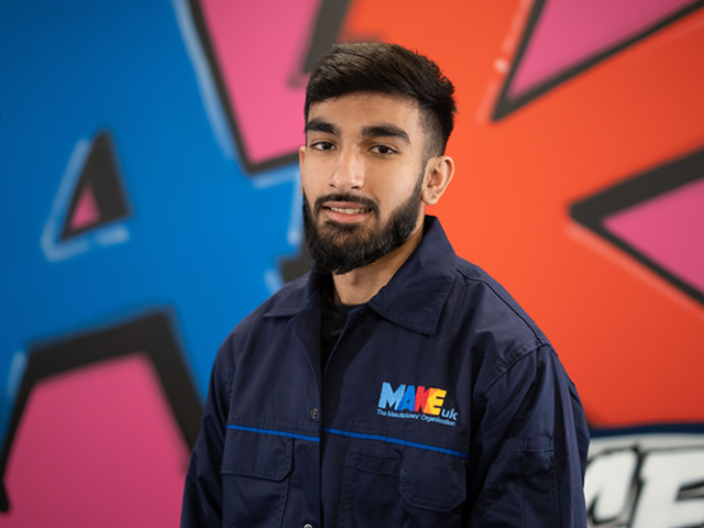 Abdullah Bilal: first year engineering apprentice