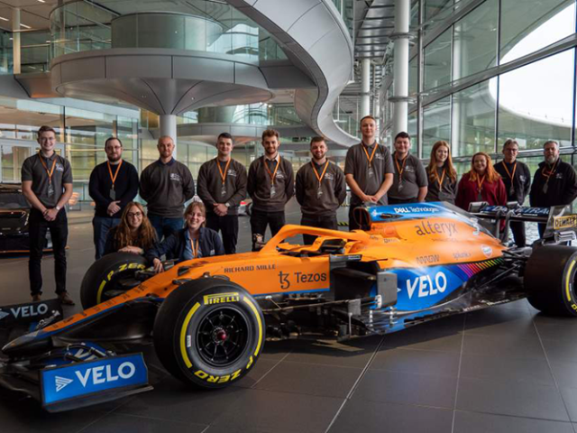 Apprentices take trip to McLaren technology centre
