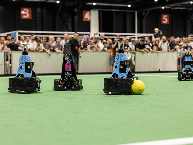 EtherCAT football robots are world champions again!