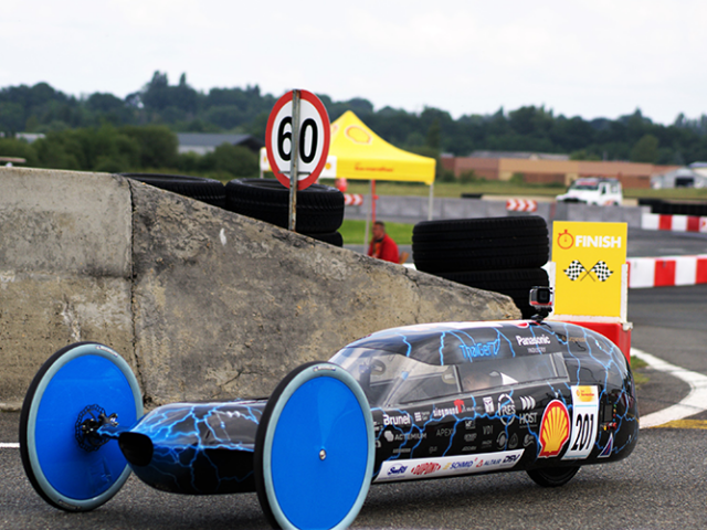 University of Stralsund drives the most efficient hydrogen racing car in Europe