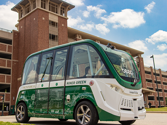 NCDOT and Beep launch autonomous shuttle pilot project