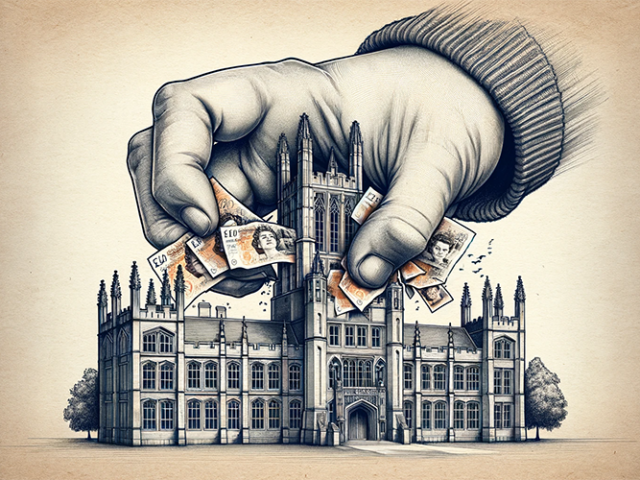 UK higher education’s financial ticking time bomb